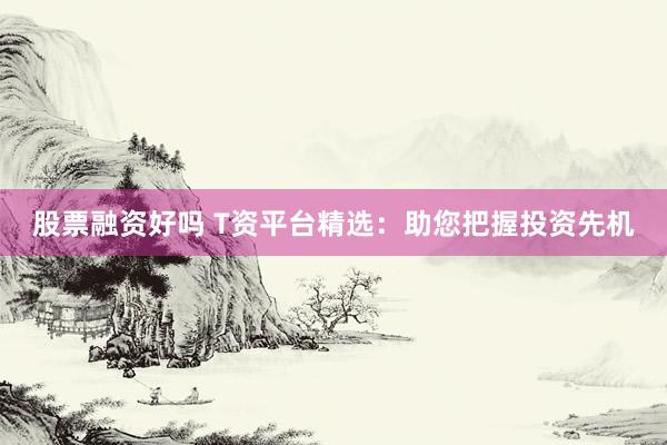 股票融资好吗 T资平台精选：助您把握投资先机